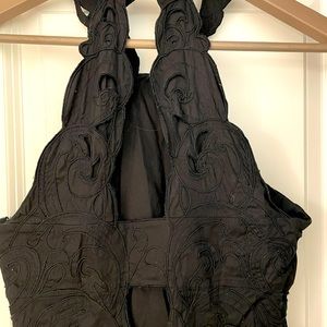 Little alter black dress with beautiful open back